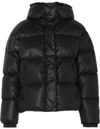 BOGNER BOGNER FIREICE - Ranja Oversized Cropped Hooded Quilted Down Ski Jacket - Black