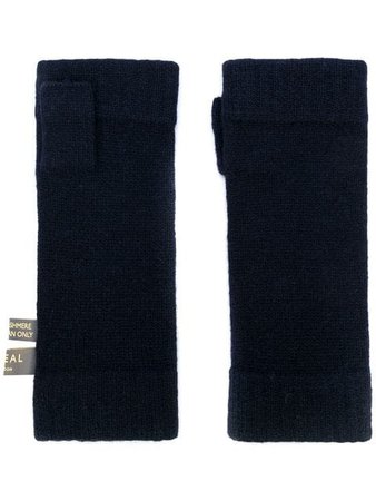 N.Peal cashmere fingerless gloves
