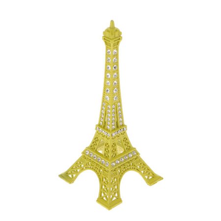 Paris Eiffel Tower Figurine Statue Curio Eiffel Model with Metal Alloy Decal | eBay