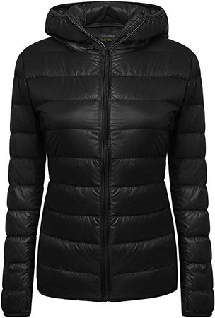 Women's Lightweight Packable Hooded Coat Outwear Puffer Down Jacket