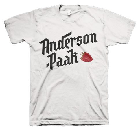 Anderson Paak White Strawberry T-shirts