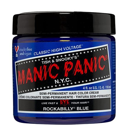 Manic Panic Hair Dye "Rockabilly Blue"