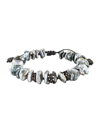 Armenta Pearl & Diamond Beaded Bracelet - Bracelets - ARN20803 | The RealReal