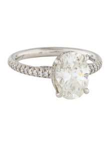 Engagement Ring Platinum 2.21ct Diamond Engagement Ring - Rings - ENGRI23490 | The RealReal