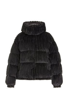 Daos Corduroy Down Hooded Puffer Jacket By Moncler | Moda Operandi