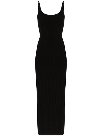 Paco Rabanne Ribbed-Knit Maxi Dress Ss20 | Farfetch.com
