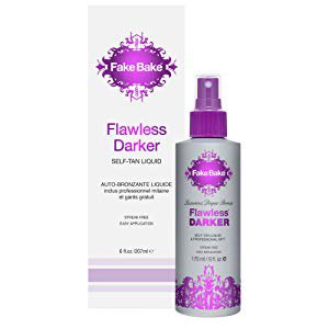 Amazon.com : Self Tanning Liquid Flawless Darker by Fake Bake | Luxurious and Fast-Drying Solution that delivers the Beautiful Streak-Free Darkest Tan in the Range | Black Coconut Scent | 6 fl oz : Beauty