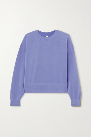 LULULEMON Perfectly Oversized cropped stretch recycled-Softstreme sweatshirt sweater