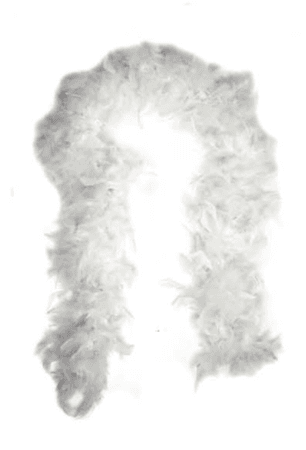 Feather Boa (White) - Discount Party World