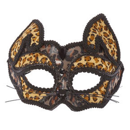 Leopard Print Halloween Mask | Claire's US