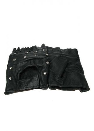 Bullet 69 Conical Studded Leather Gloves | Attitude Clothing