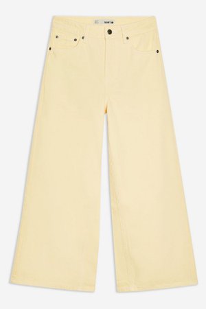 Yellow Crop Jeans | Topshop yellow