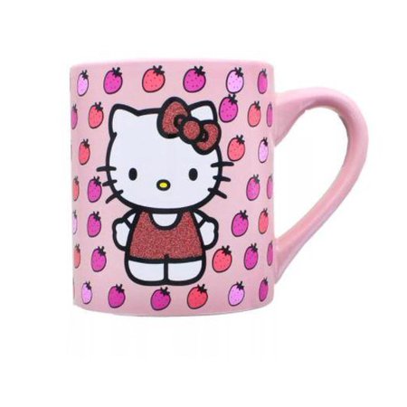 strawberry hello kitty cup