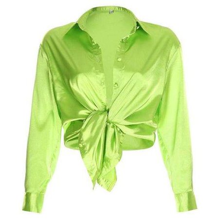 neon lime green shirt