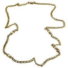 dior necklace vintage long - Google Search