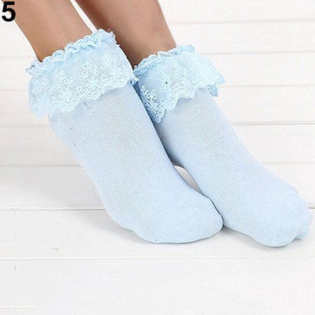 Buy Vintage Girl Princess Lace Ruffle Frilly Ankle Cute Breathable Socks Xmas Gift by Newpee on OpenSky