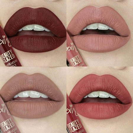 Amazon.com : 6pcs Matte Velvety Liquid Lipstick Matte Liquid Lipgloss Waterproof Lip Gloss : Beauty