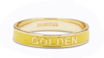 yellow golden ring