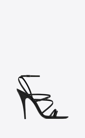 BELLINI sandals in smooth leather | Saint Laurent