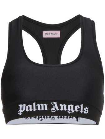Palm Angels Sports Logo Crop Top $272 - Shop SS18 Online - Fast Delivery, Price