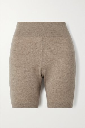 Mushroom Cashmere shorts | FRAME | NET-A-PORTER