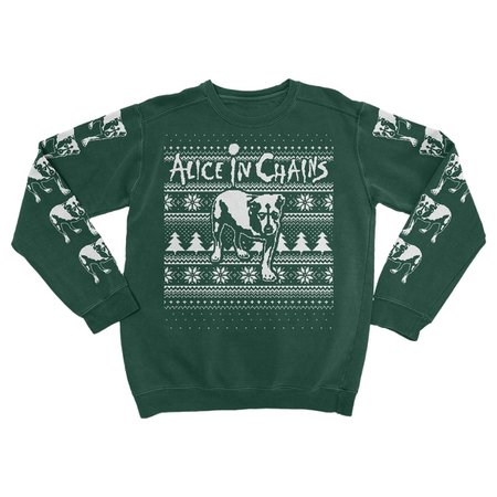 self-titled Alice In Chains holiday sweatshirt