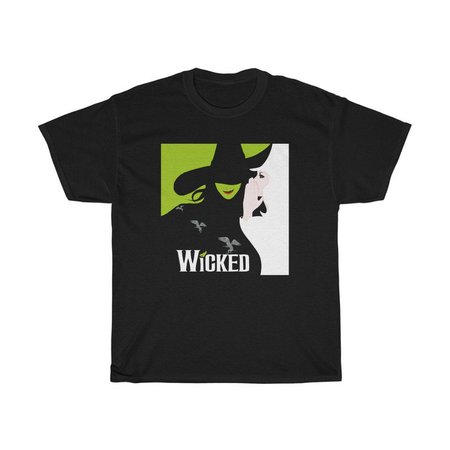 WICKED Broadway Musical Black T-Shirt Size S to 3XL | Etsy