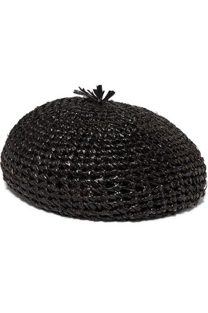 Gigi Burris | Coco woven straw beret | NET-A-PORTER.COM