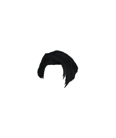 Short Swoosy Hair Black (Dei5 Edit)