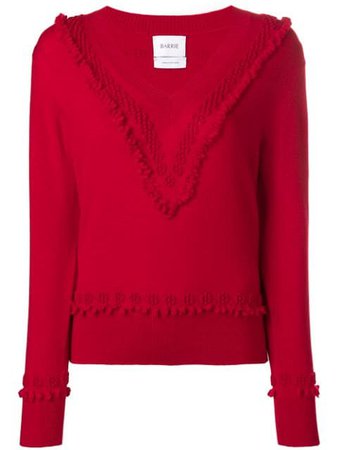 Shop red Barrie cashmere sweater with Express Delivery - Farfetch