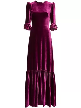 The Vampire's Wife Velvet Festival dress $1,344 - Shop AW18 Online - Fast Delivery, Price