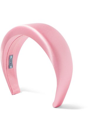 Prada | Silk-satin headband | NET-A-PORTER.COM