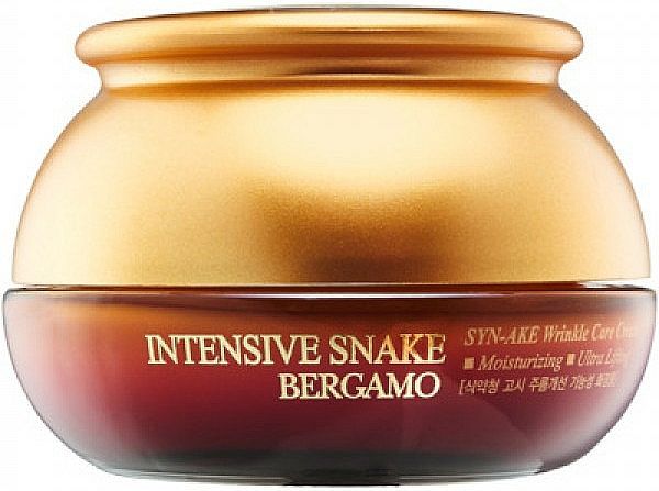 Ενυδατική κρέμα προσώπου με εκχύλισμα δηλητηρίου φιδιού - Bergamo Intensive Snake Wrinkle Care Cream | Makeup.gr