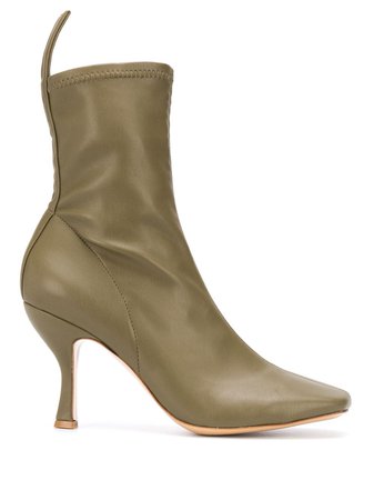 Gia Couture Soraya square-toe Ankle Boots - Farfetch