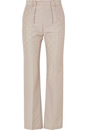 GmbH | Mica wool-blend jacquard tapered pants | NET-A-PORTER.COM