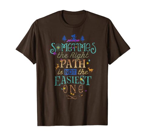 Amazon.com: Disney Pocahontas Right Path Quote Graphic T-Shirt: Clothing
