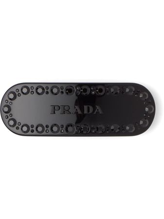 Prada crystal-embellished hair clip - FARFETCH