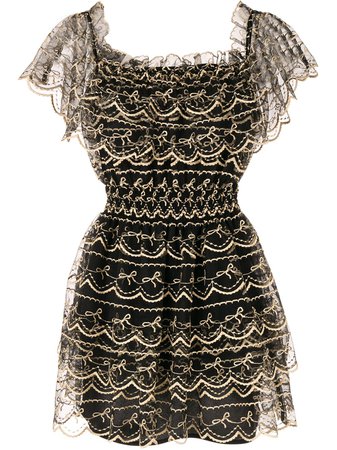 Alice Mccall Satellite Of Love Lace Mini Dress | Farfetch.com