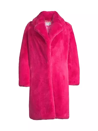 Shop Milly Riley Faux Fur Coat | Saks Fifth Avenue