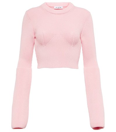 Alaïa - Ribbed-knit sweater | Mytheresa
