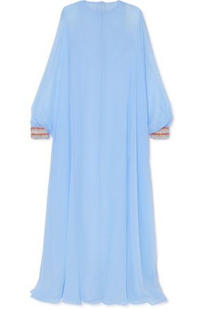 Ralph & Russo | Crystal-embellished silk-chiffon gown | NET-A-PORTER.COM