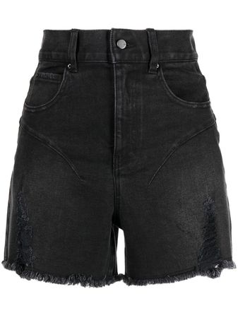 JNBY Distressed Denim Shorts - Farfetch