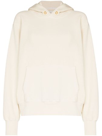 Shop Les Tien cropped cotton hoodie with Express Delivery - FARFETCH
