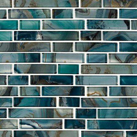 Harbour Island Polished Linear Mosaic - 12 x 12 - 100268952 | Floor and Decor