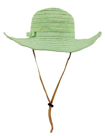 Sun hat green with strap recolor