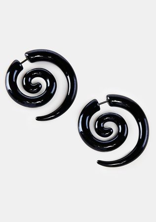 Modulation Spiral Earrings – Dolls Kill