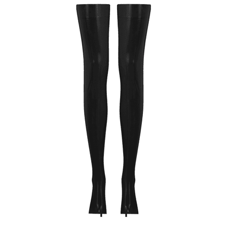 Latex Stockings Black | Elissa Poppy | Wolf & Badger