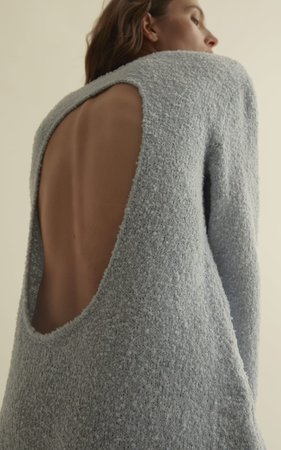 Open Back Knitted Dress by OLENICH | Moda Operandi