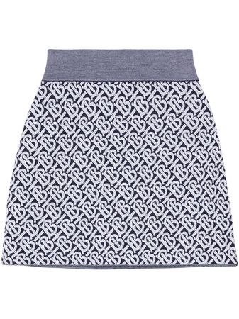 Burberry TB Monogram Mini Skirt - Farfetch