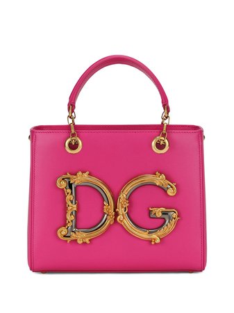 Dolce & Gabbana Sac à Main En Cuir à Plaque Logo - Farfetch